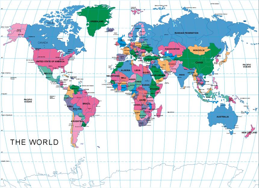 Letak Indonesia dalam Peta Dunia  kewarganegaraanku